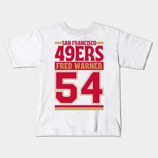 San Francisco 49ERS Warner 54 Edition 3 Kids T-Shirt